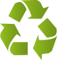 Símbolo reciclado, sostenibilidad